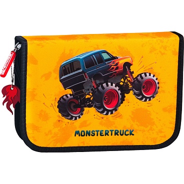 Пенал школьный Brunnen Monstertruck, с наполнением, 19.5 х 13.5 х 3.5 см Машина - 4
